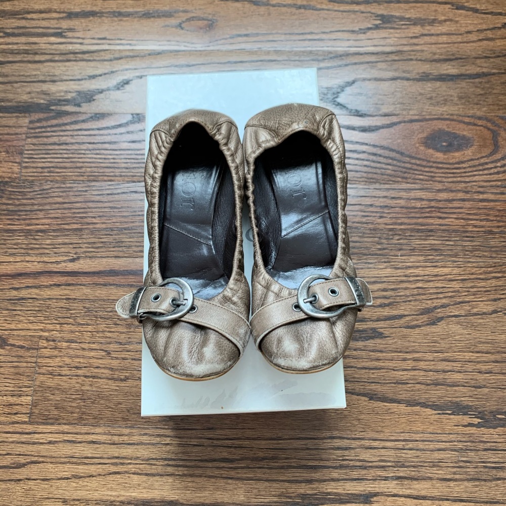 Authentic Dior Western Ballet Flats, Size 7